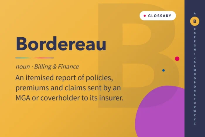What is a Bordereau?