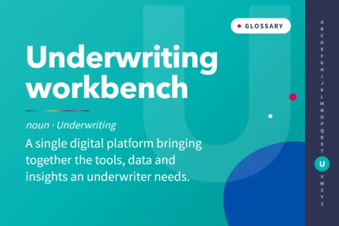 What is an Underwriting Workbench?
