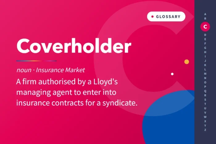 What is a Coverholder?