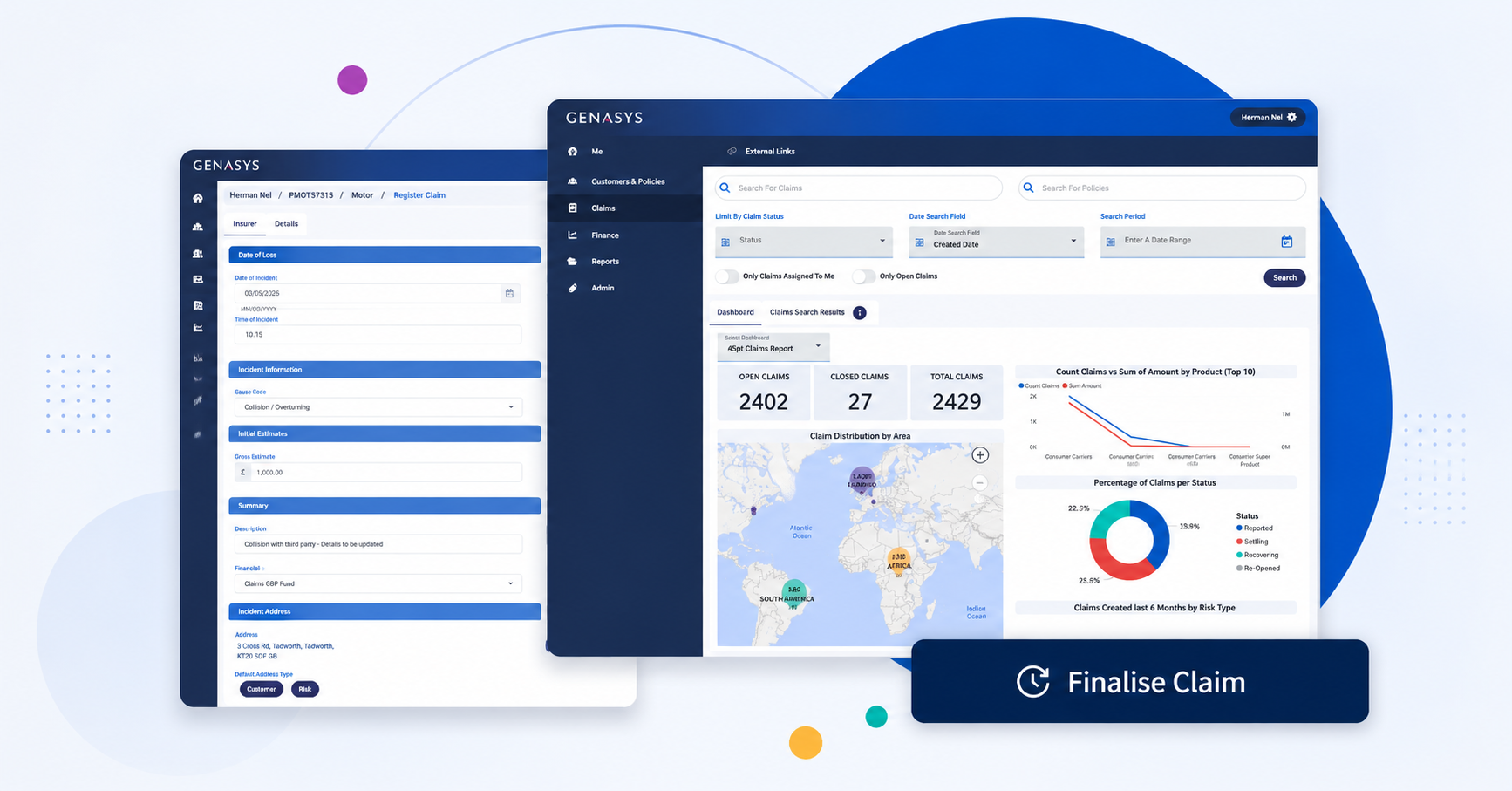 Insurance Claims Management Software | Genasys Insurance Claims Platform