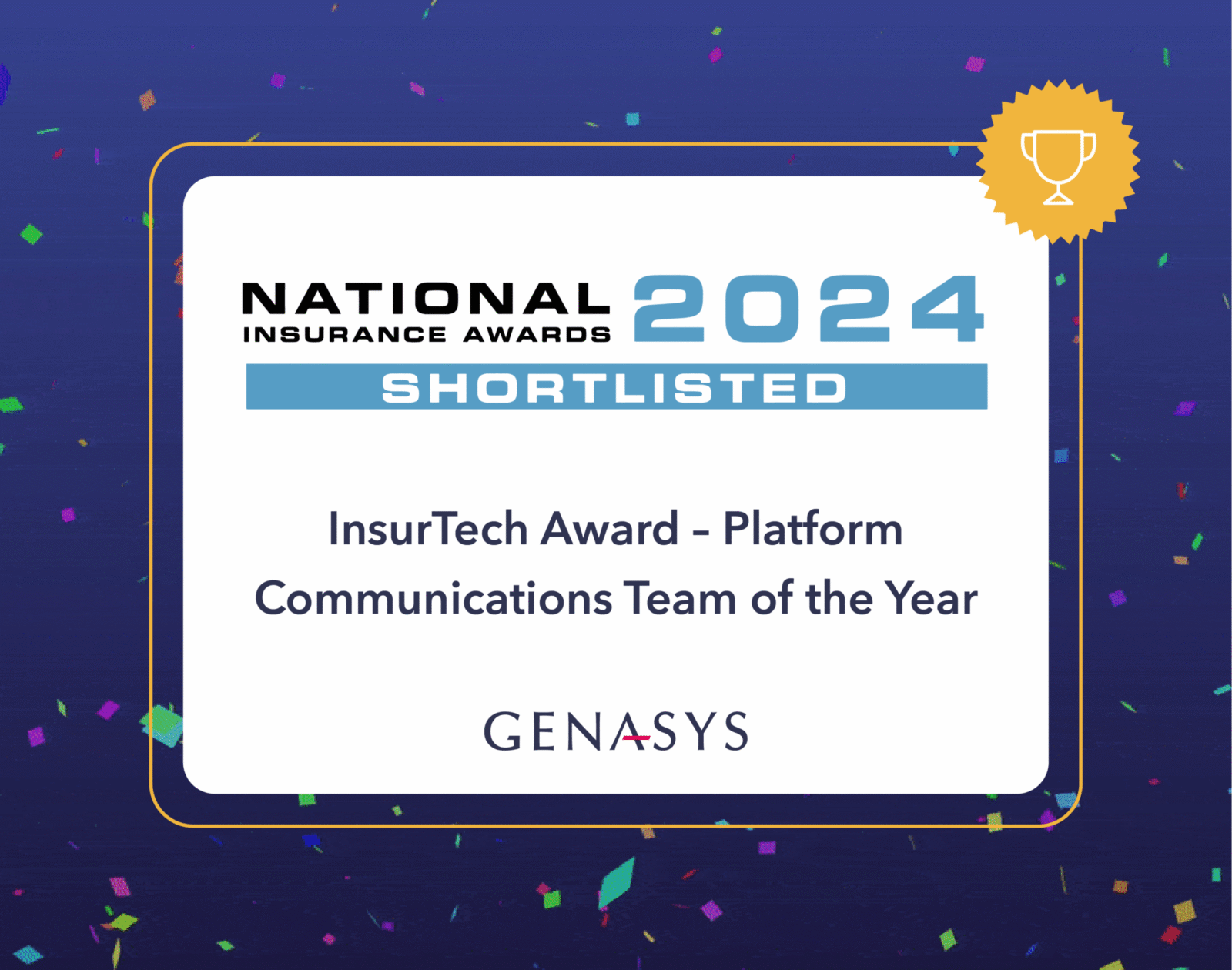 Genasys Award