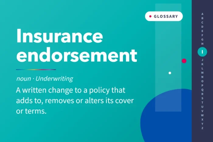 What is an Insurance Endorsement?