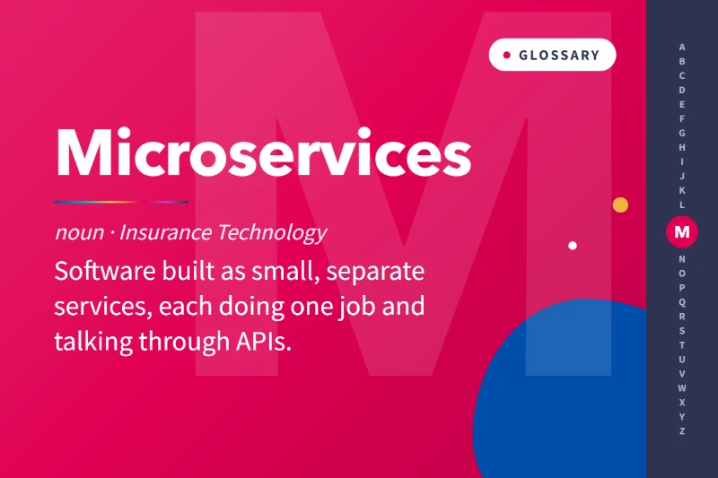 Glossary: Microservices in Insurance